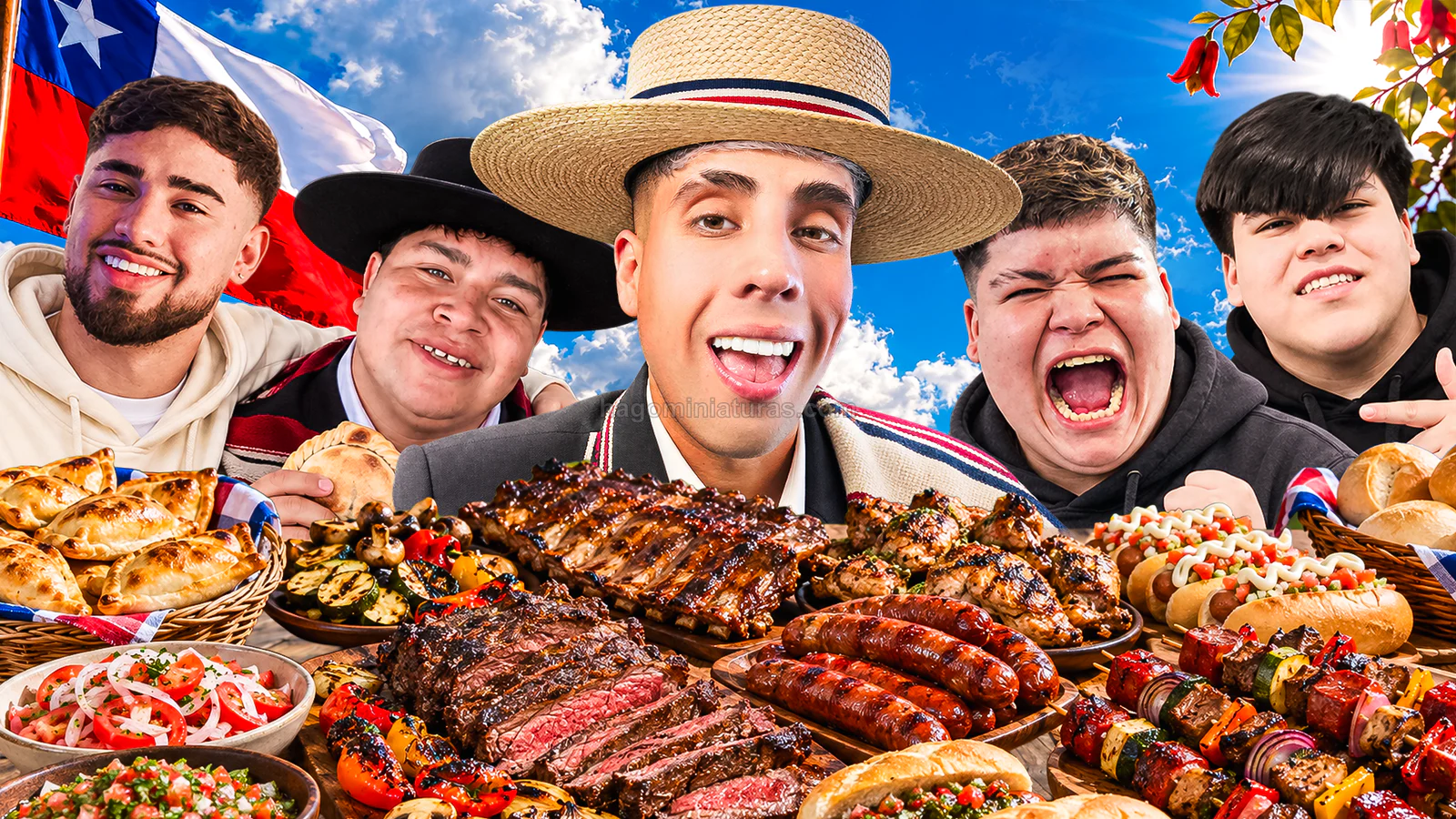 Miniatura de Pipewakatela — Probando el MEJOR ASADO de CHILE 🥩🇨🇱